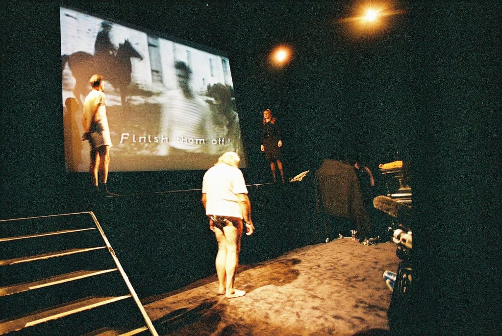 Body Film Essay , Helle Nächte, Cinema performance event, Stadtkino/Kunsthale Basel, 2002
