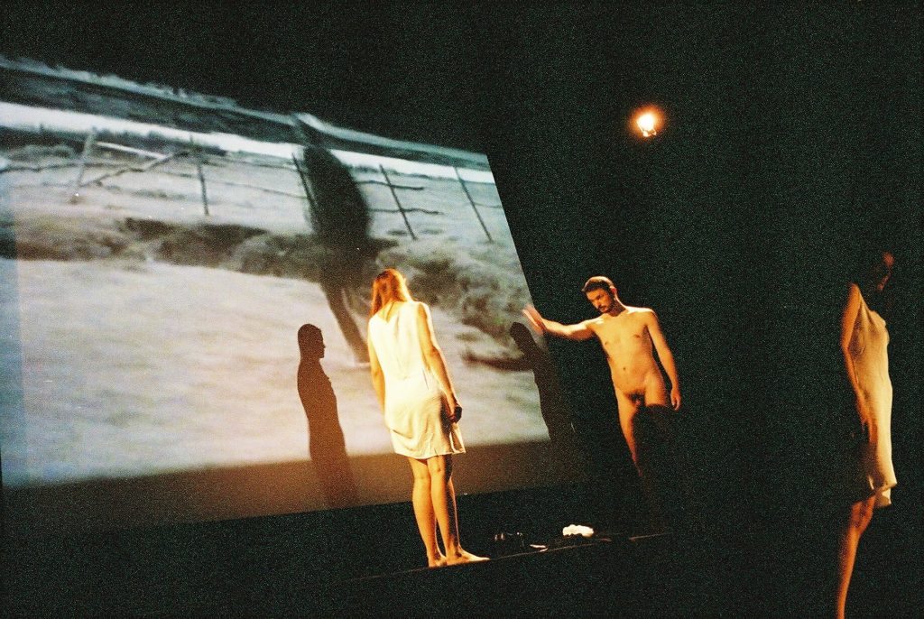 Body Film Essay , Helle Nächte, Cinema performance event, Stadtkino/Kunsthale Basel, 2002
