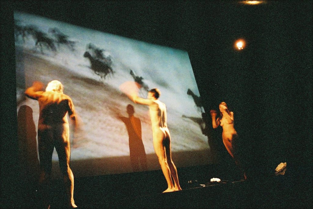 Body Film Essay , Helle Nächte, Cinema performance event, Stadtkino/Kunsthale Basel, 2002